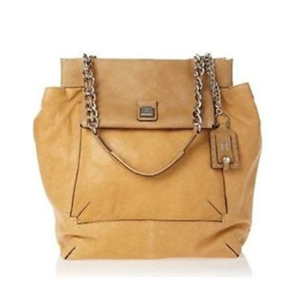 Olivia Harris Li Ti Patch Pocket Tote & Dust Bag Nwt